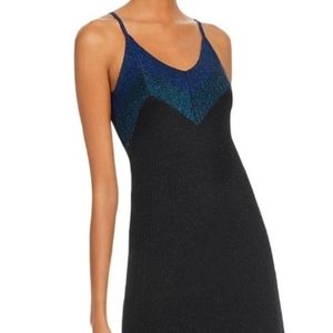 AQUA Midi glitter dress